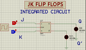 JK Flip Flop Circuit Diagram in Proteus - The Engineering Projects