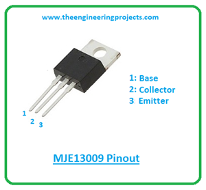 MJE13009 NPN Transistor Datasheet, Pinout, Features & Applications ...