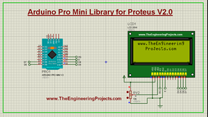 Arduino Pro Mini Library for Proteus V2.0, Arduino Pro Mini Proteus library