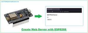 ESP8266 web server for LED control, creating web server with esp8266, ESP8266WiFi, ESPAsyncWebServer, Creating the code, create/maintain the webserver, Control the LED