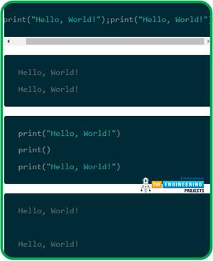 Writing First Code in Python (Hello World) - The Engineering Projects