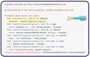 Python Traceback - The Engineering Projects