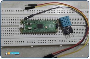 Interfacing of DHT11 with Raspberry Pi Pico - The Engineering Projects