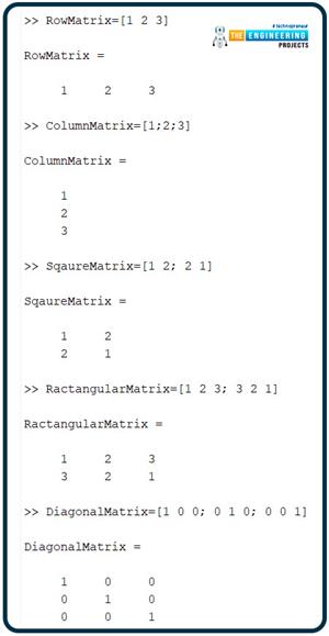 Introduction to Matrix in MATLAB - The Engineering Projects