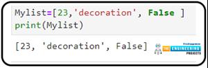List DataType in Python with TensorFlow - The Engineering Projects