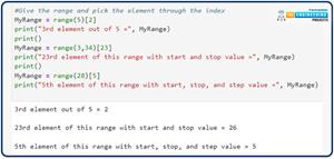 Range Sequence in Python using TensorFlow - The Engineering Projects