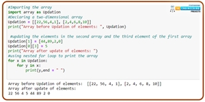 Two Dimensional Arrays in Python, three Dimensional Arrays in Python, multi-Dimensional Arrays in Python,