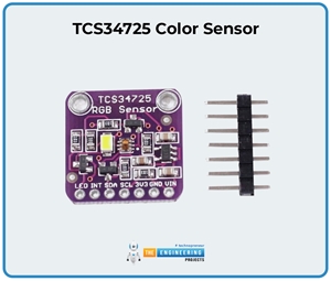 TCS34725 Color Sensor, TCS34725 pinout, TCS34725 datasheet, TCS34725 application, TCS34725 features, TCS34725 specs, TCS34725 datasheet