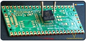 What is PCB Castellation, Castellated Holes