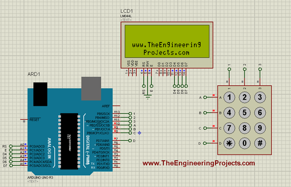 Interfacing of Keypad with Arduino - The Engineering Projects