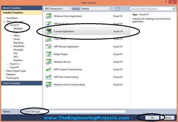 First Project in C# - The Engineering Projects