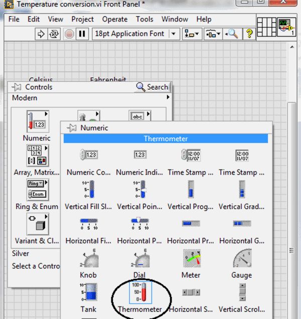 Temperature Conversion in LabVIEW - The Engineering Projects