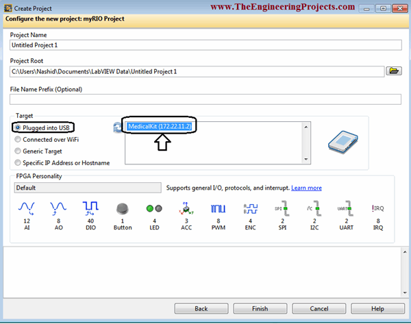Creating First Program with myRIO - The Engineering Projects