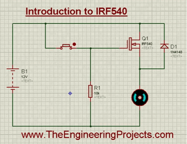 Introduction to IRF540 - The Engineering Projects