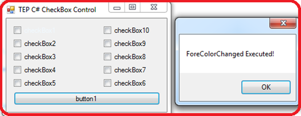 C# CheckBox Control - The Engineering Projects