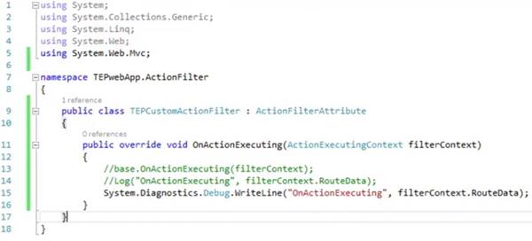 Create a Custom Filter in ASP.NET MVC - The Engineering Projects