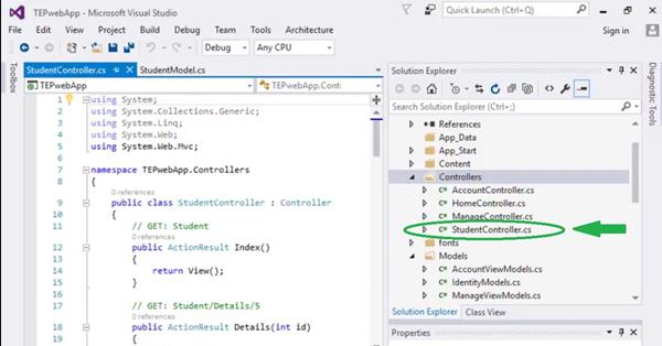 Create a New Controller in ASP.NET MVC - The Engineering Projects