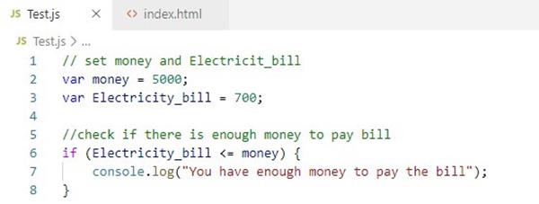 If Else Statement in JavaScript - The Engineering Projects