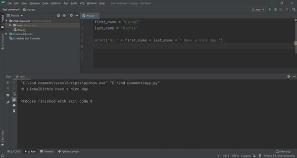 How to use String in Python - The Engineering Projects