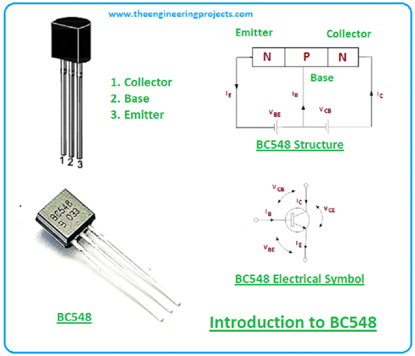 Introduction to BC548 - The Engineering Projects