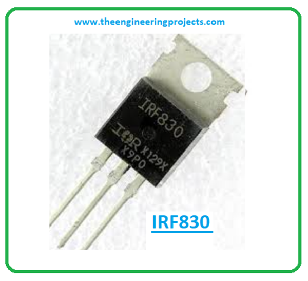 IRF830 MOSFET Datasheet, Pinout, Features, Equivalent & Applications ...