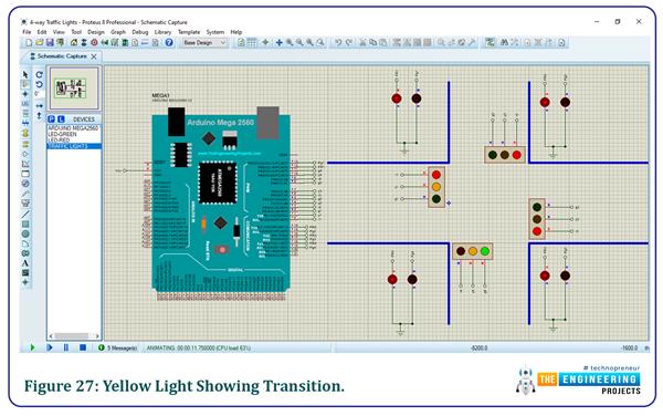 Simple 4-Way Traffic Light Control using Arduino - The Engineering Projects