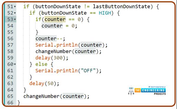 Up Down Counter using Arduino & 7-Segment Display - The Engineering ...