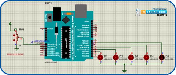 Water Level Indicator using Arduino - The Engineering Projects