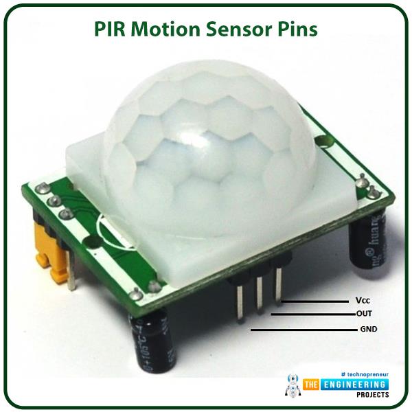 Motion Detection with ESP32 & PIR Sensor - The Engineering Projects