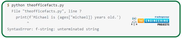 Python Syntax Errors - The Engineering Projects