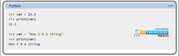 How to use Variables in Python? - The Engineering Projects