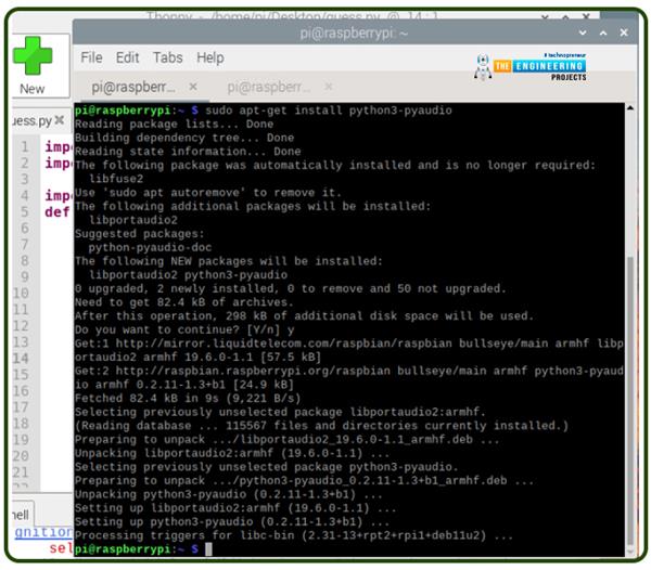 Speech Recognition System Using Raspberry pi 4 - The Engineering Projects