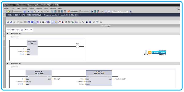 Analog Input Scaling in Ladder Logic Programming - The Engineering Projects