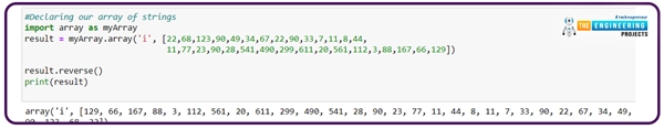 Python Arrays Practice in Jupyter Notebook - The Engineering Projects