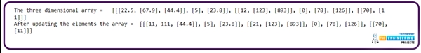 Multi-Dimensional Arrays in Python - The Engineering Projects image.