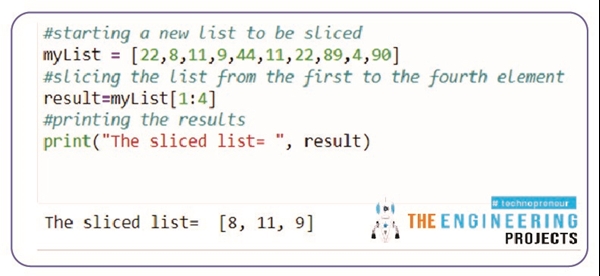 Slicing of Sequences in Python - The Engineering Projects