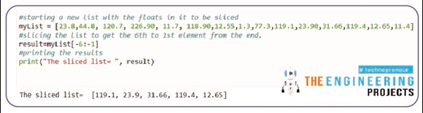 Slicing of Sequences in Python - The Engineering Projects