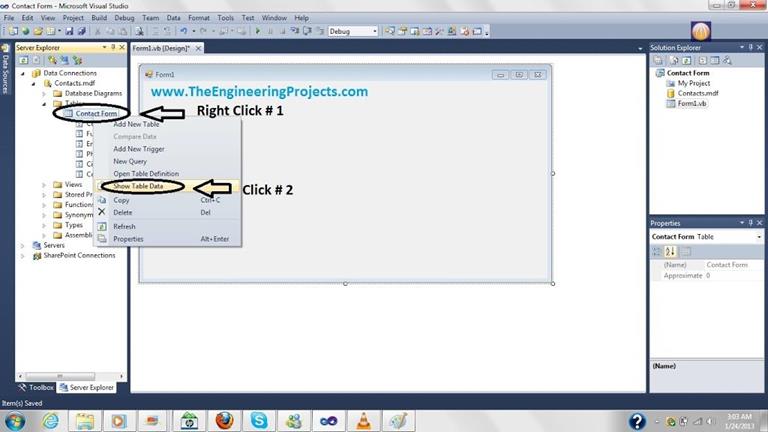 Create Database In Microsoft Visual Studio - The Engineering Projects