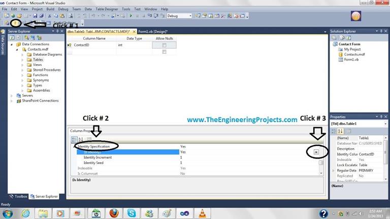 Create Database in Microsoft Visual Studio - The Engineering Projects