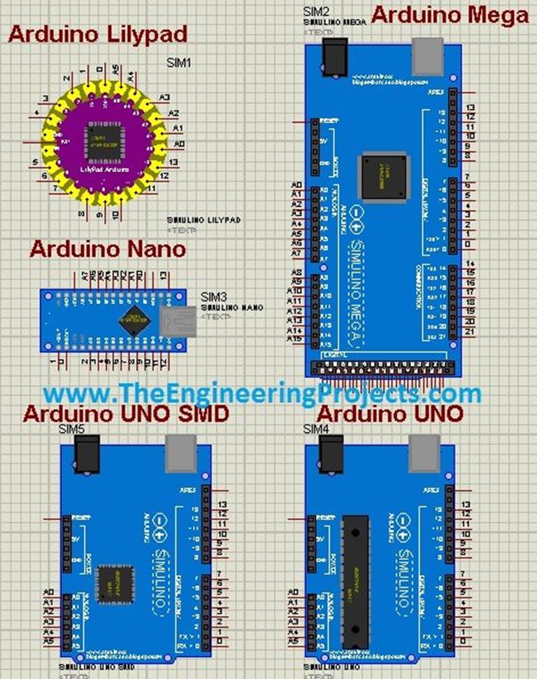 Arduino Lilypad Library For Proteus The Engineering Projects