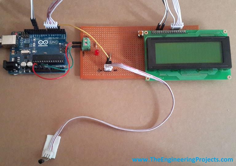 Temperature Sensor 18B20 with Arduino - The Engineering Projects