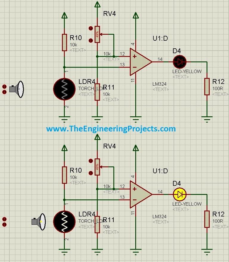 How to use LDR Sensor in Proteus - The Engineering Projects