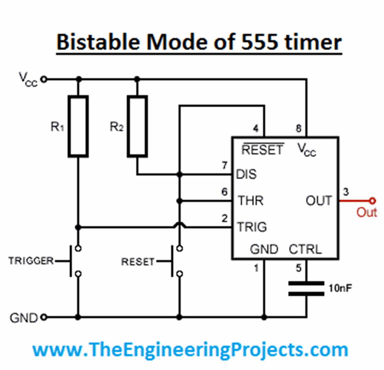 What is 555 Timer? - The Engineering Projects