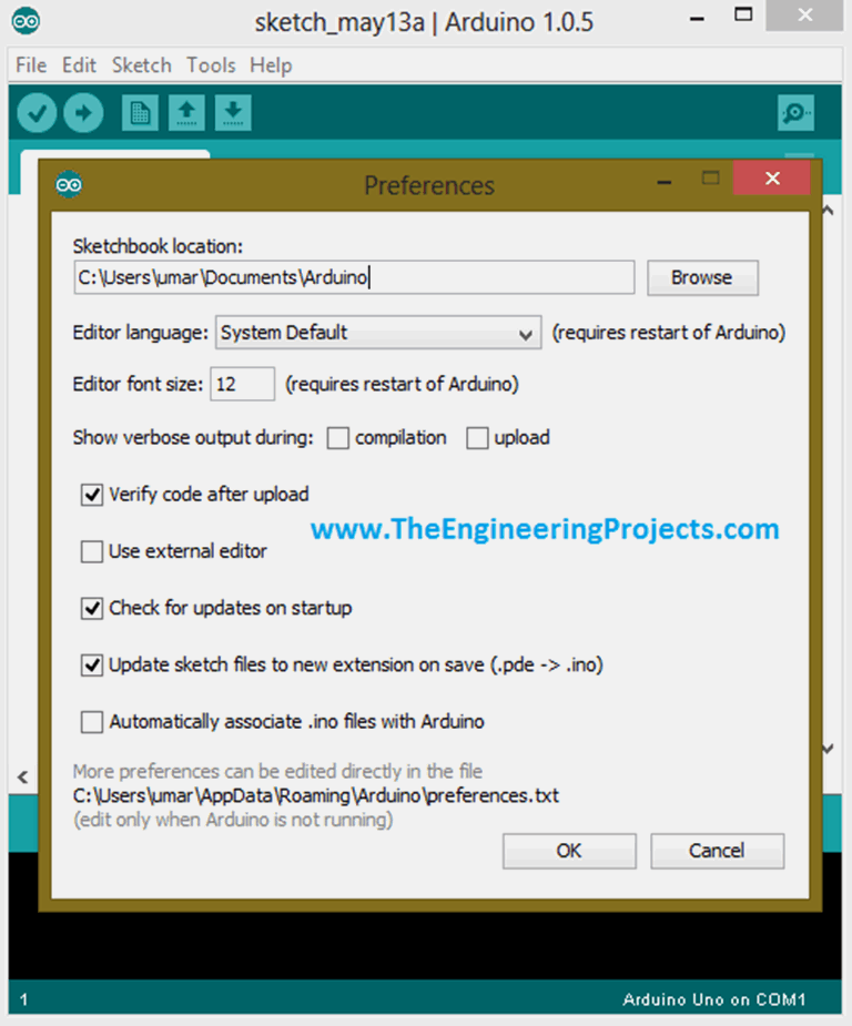 Getting Started with Arduino Software - The Engineering Projects