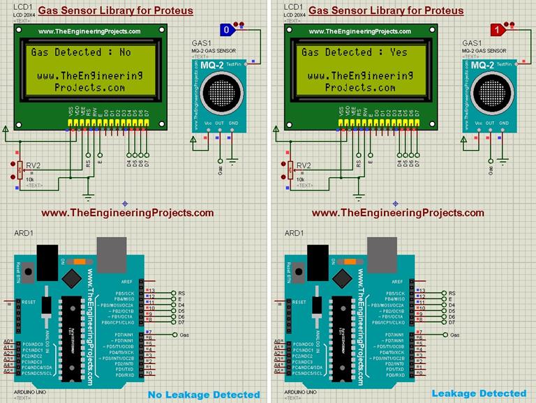 LPG Gas Leak Detector using Arduino - The Engineering Projects
