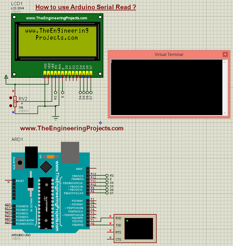 How to use Arduino Serial Read ? - The Engineering Projects