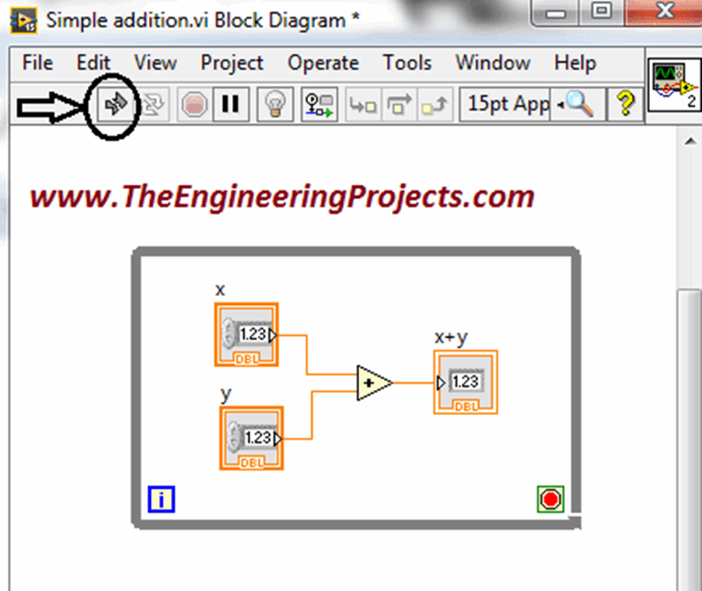 Проект в labview