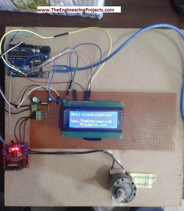 DC Motor Speed Control using Arduino The Engineering Projects