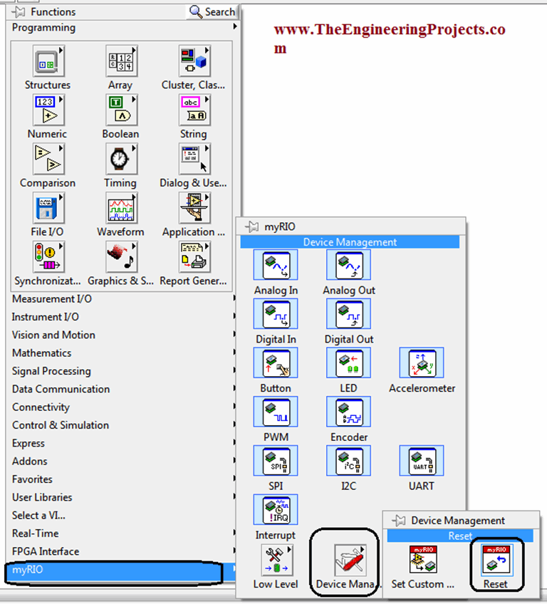 Creating First Program with myRIO - The Engineering Projects