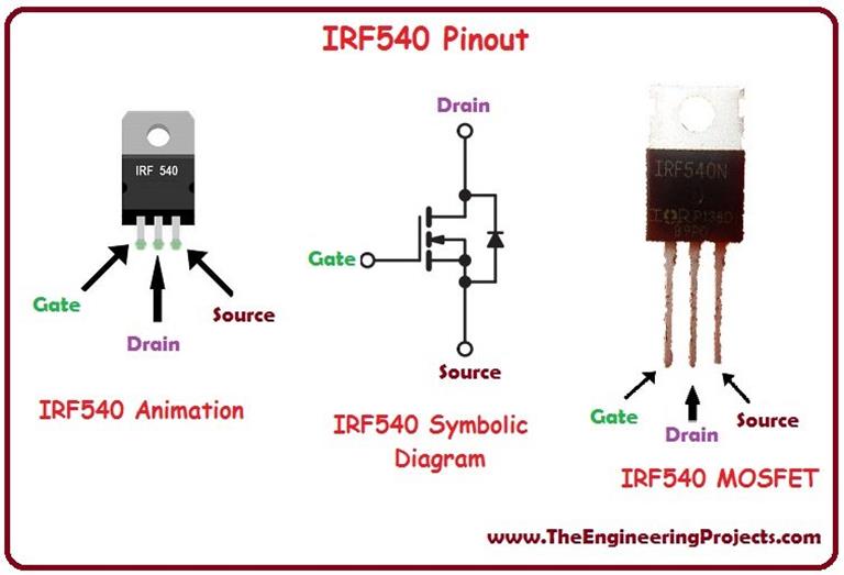 Introduction to IRF540 - The Engineering Projects